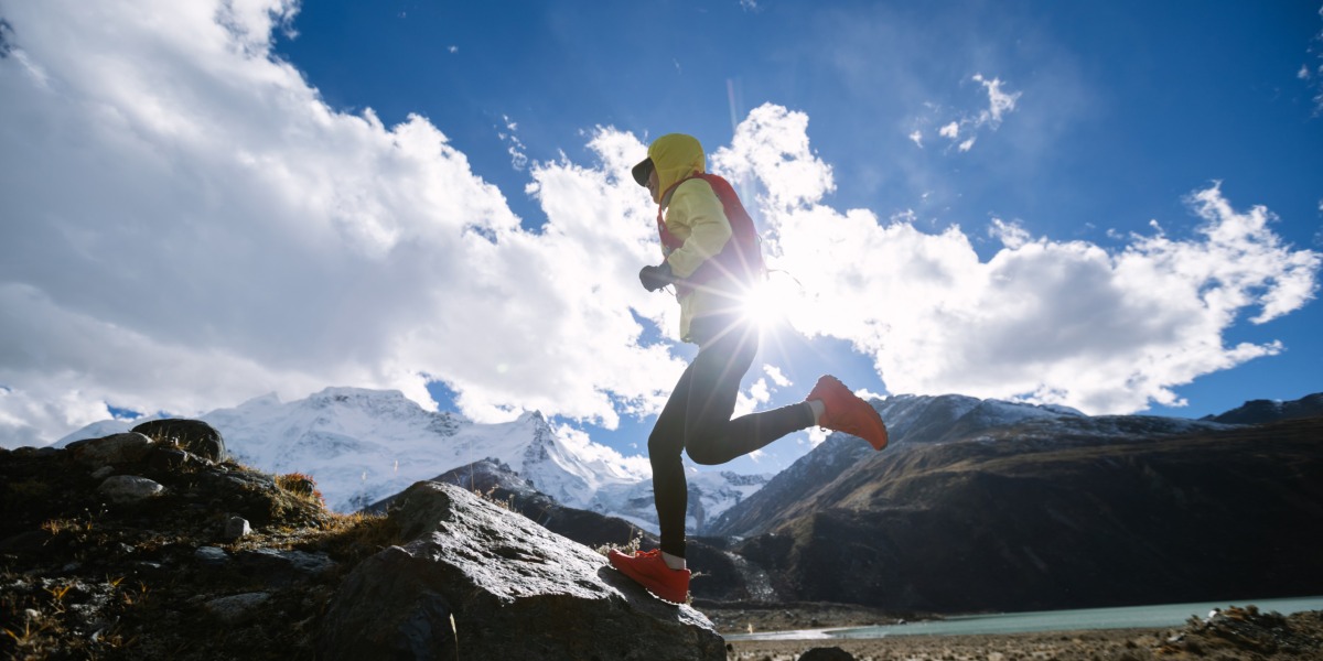Woman,Trail,Runner,Cross,Country,Running,In,High,Altitude,Winter Woman,Trail,Runner,Cross,Country,Running,In,High,Altitude,Winter